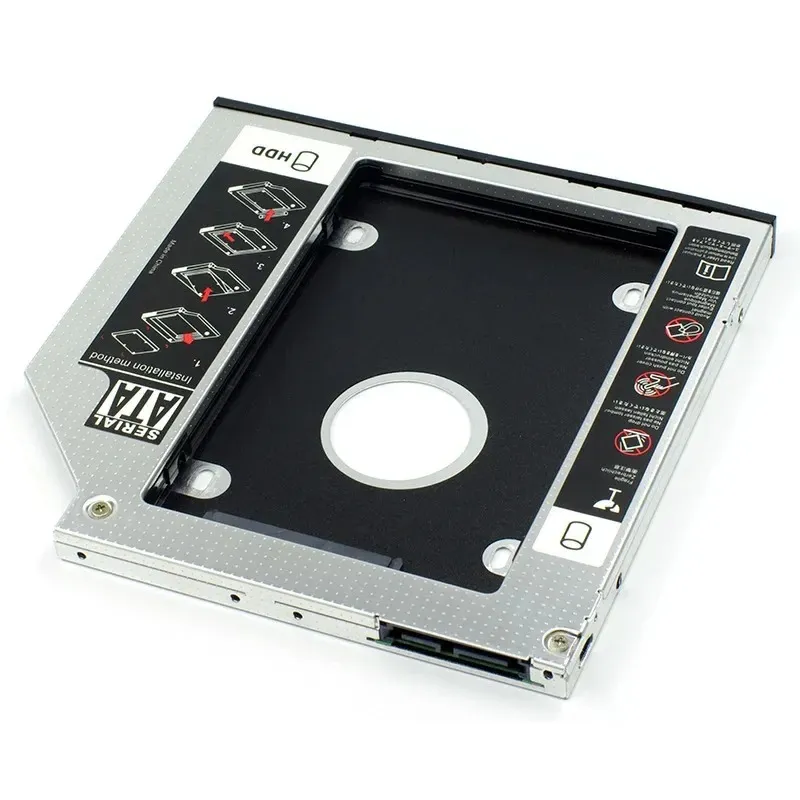 2024 9.5 12.7mm HDD CADDY ALUMINUM Universa SATA 3.0 2.5 