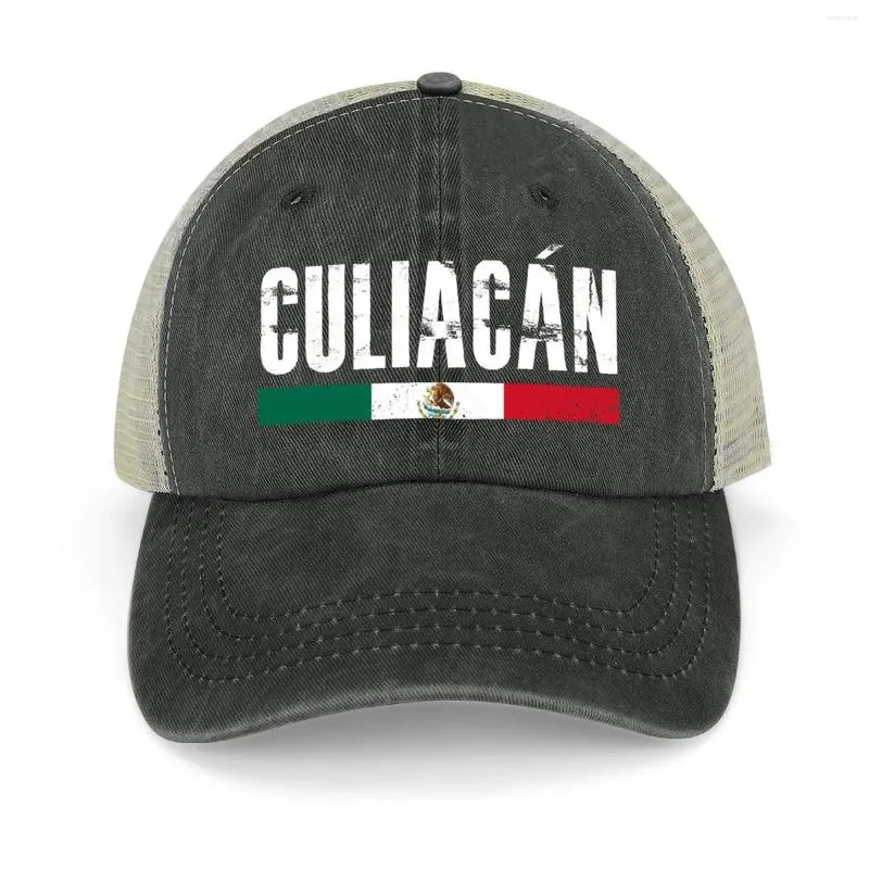 Ballkappen Culiacan Sinaloa Mexiko Mexiko-Flagge Citycap Cowboyhut | -f- |Designer Bobble Trucker Hüte Frauen Männer