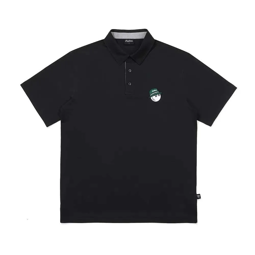【MALBON】M4221PTS07 Men's Mesh Mix Collar T-shirt ■MAN MALBON】M4221PTS07 Men's Mesh Mix Collar T-shirt □MAN