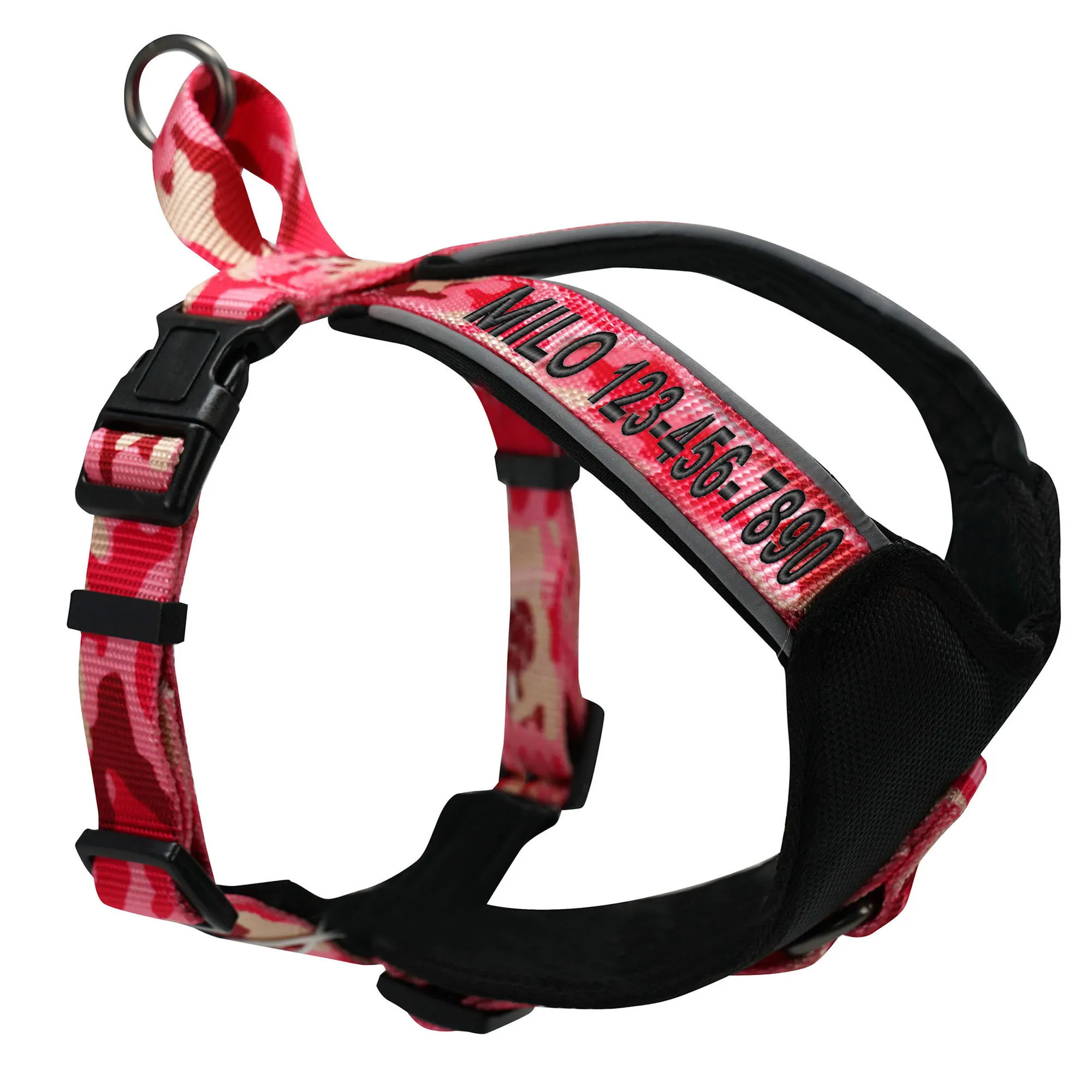 Dog Harness Vest: Personalized Comfort Padded Vest With Custom ID