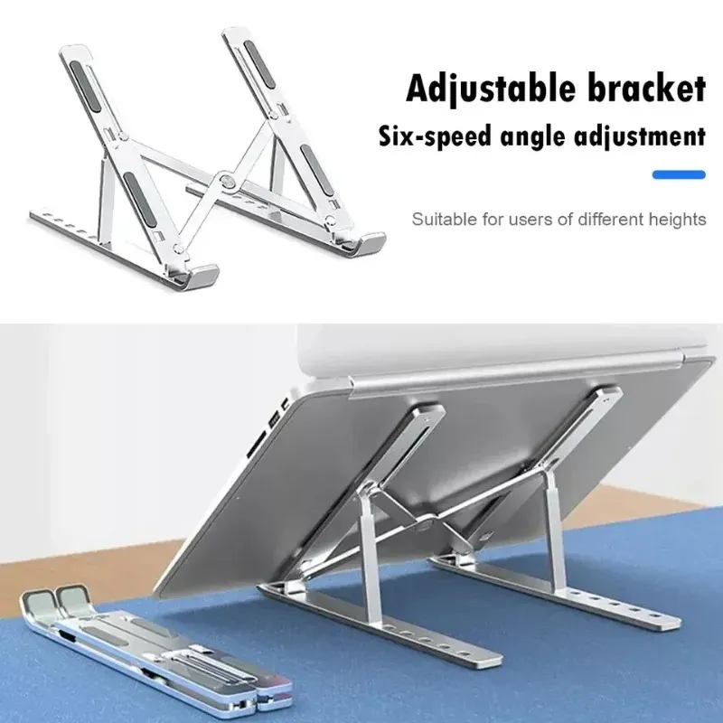 Ny bärbar bärbar datorstativ anteckningsbok står justerbar ergonomisk bärbar datorstödbashållare för MacBook -datortillbehör