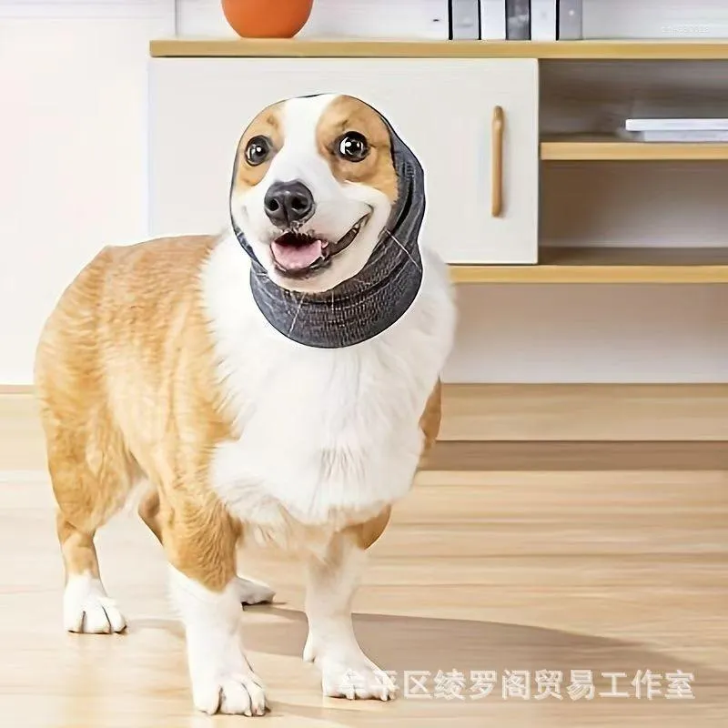 Dog Calming Hood: Warm, Soundproof Earmuffs for Grooming Anxiety