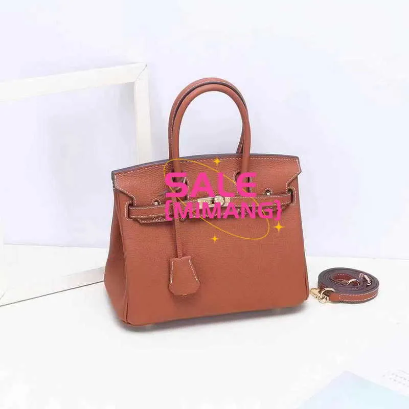 BIRKNNS Classic Bag Htogo Leather Top Layer Cowhide 25cm 30cm كتف محمول أصلي للنساء Vaaf