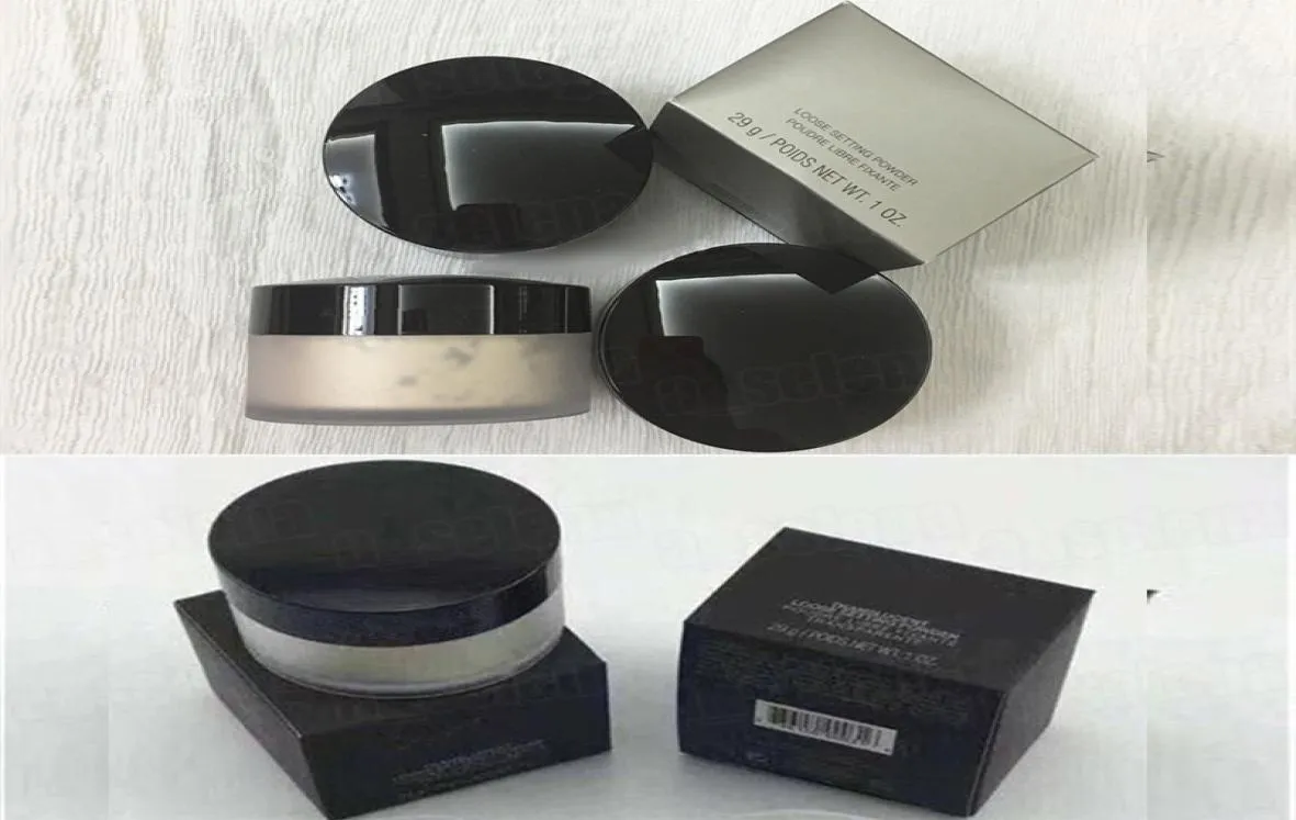 Face Loose Setting Powder Waterproof Longlasting Moisturizing Maquiagem Translucent Makeup with black Silver box4067319