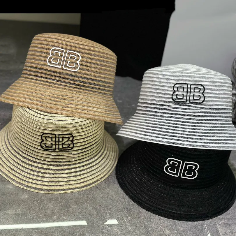 Designer classico Nuovo Mesh Bucket Hat Fashion Luxury Letter Luxury's Cap Remodery Shade Outdoor Casual Wear Sun Protection