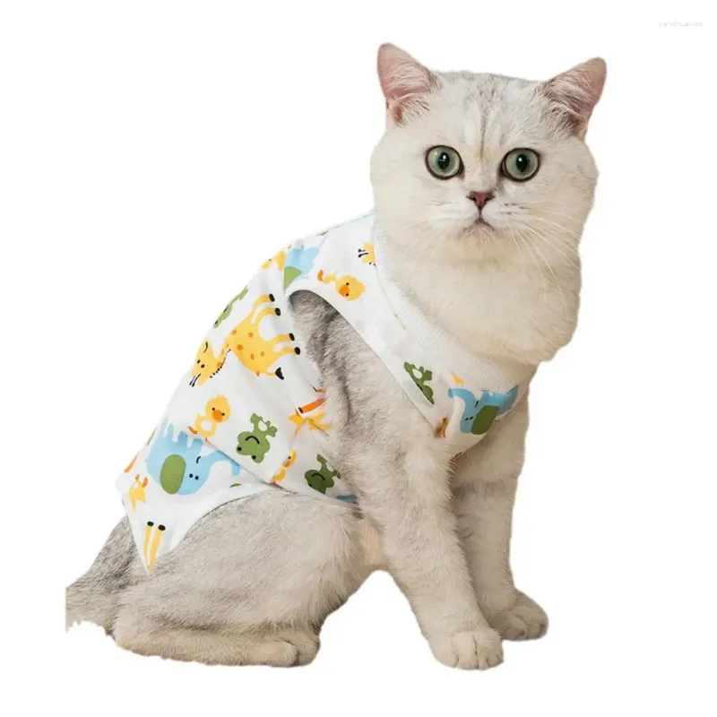 Cat Costumes Dog Cats Jumpsuit Anti-lick Recovery Clothing Neutering Suit Pet Protective Clothes Supplies