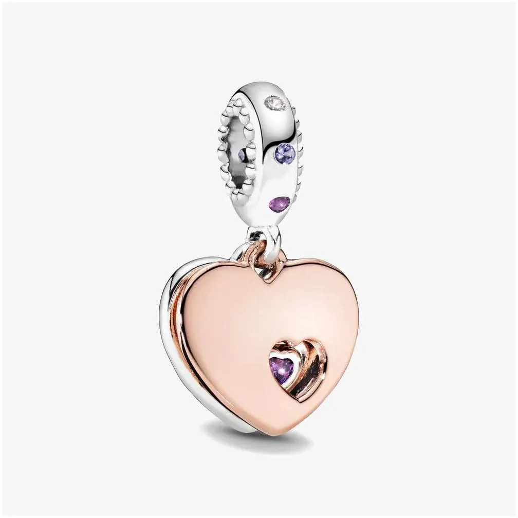 Charms 925 Sterling Sier Dangle Charm Funkeln Sterne Mutter Schwester Perlen Perlen Fit Armband DIY Schmuckzubehör Drop Lieferung FINDEN DH9LV