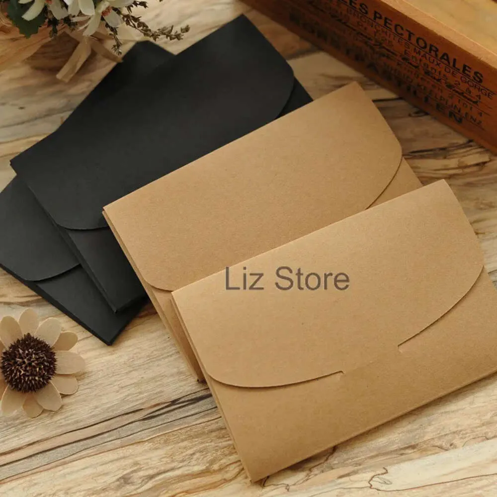 Photos Kraft Paper Card Postcard Greeting Wrap Envelope Wedding Christmas Invitation Cards Envelopes Packing Supplies Th0880 s s