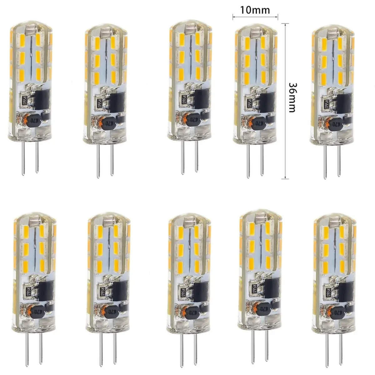10pcs Mini G4 G9 LED Bulbe 3W 5W 7W 9W 12W LAMPE LED DC12V AC 220V Les lumières de maïs remplacer les halogènes Spotligh