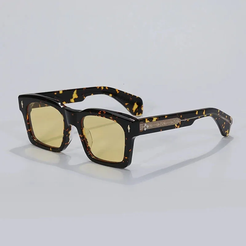 JMM Kaine Fashion Acetate UV400 Sunglasses Men Square Designer Brand Big Glassesフレーム