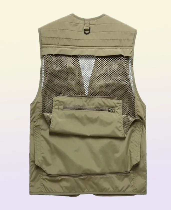 Jachtjassen Multi -use visvest snel droge droge multipocket jas outdoor sport survival utility veiligheid waistcoat2408877777