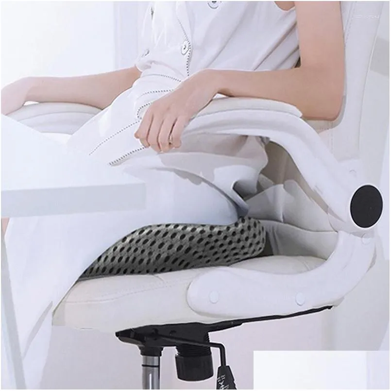 Kudde/dekorativ kudde 1st Donut Hemorroid Seat Tailbone Coccyx Orthopedic Prostate Chair for Memory Foam Drop Delivery Home Gard Dhnsf