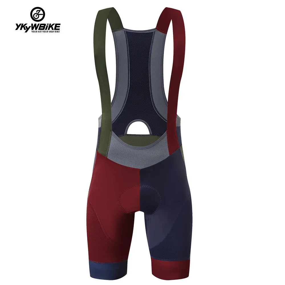 Ykywbike 2024 Men Cycling Bib Shorts Bicycle Bib Shorts Bicycle Clothing Bik Pib Summer Team Team Pibs Colorful 240410