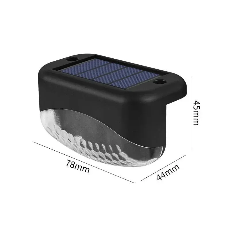 LIGNES LED solaires extérieures Lécrette solaire IP65 Lampe de jardin imperméable lampe à étape solaire LAMPE DE CLARDE SOLLE ÉCLAIR