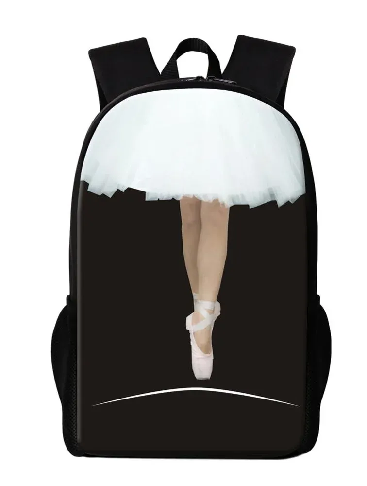 Сумки стильные школьные рюкзаки узоры балетные девушки книжные мешки для подростков детской пак