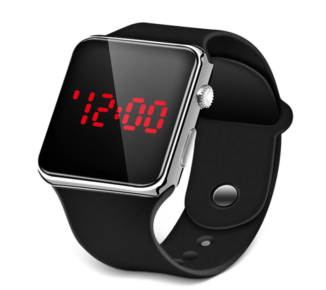 Fashion Sport Digital Watch Women Men Men Square Watch Silicone Electronic Watches Women039s часов Clock3147972