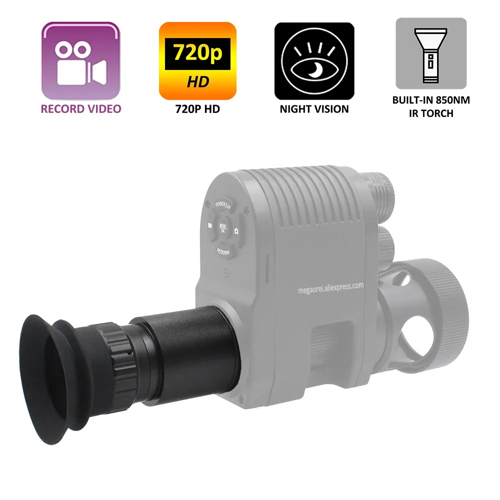 Cameras Lens diopttres réglables pour Megaorei3 Integrated Night Vision Scope Video Record Hunting Camera CamCrorder