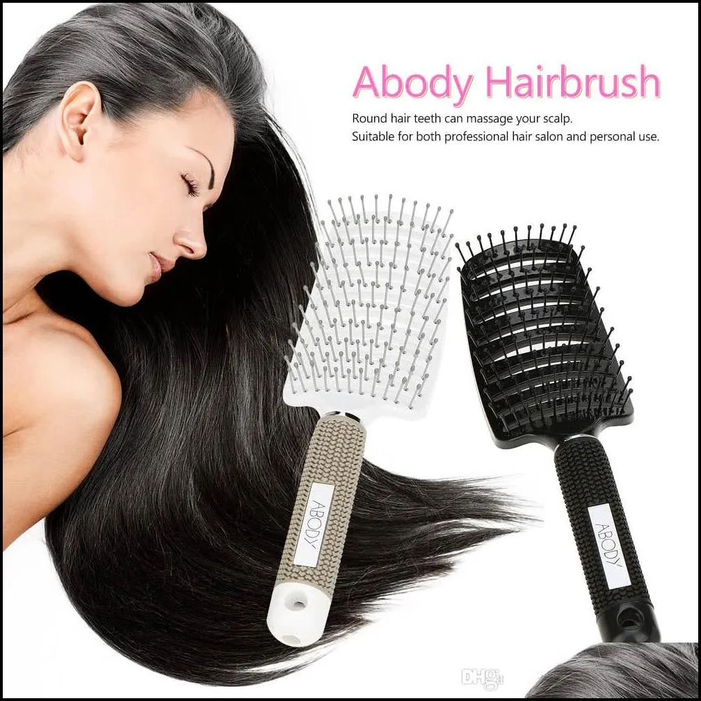 Escovas de cabelo pincel de escova profissional de nylon de nylon pente feminino feminino