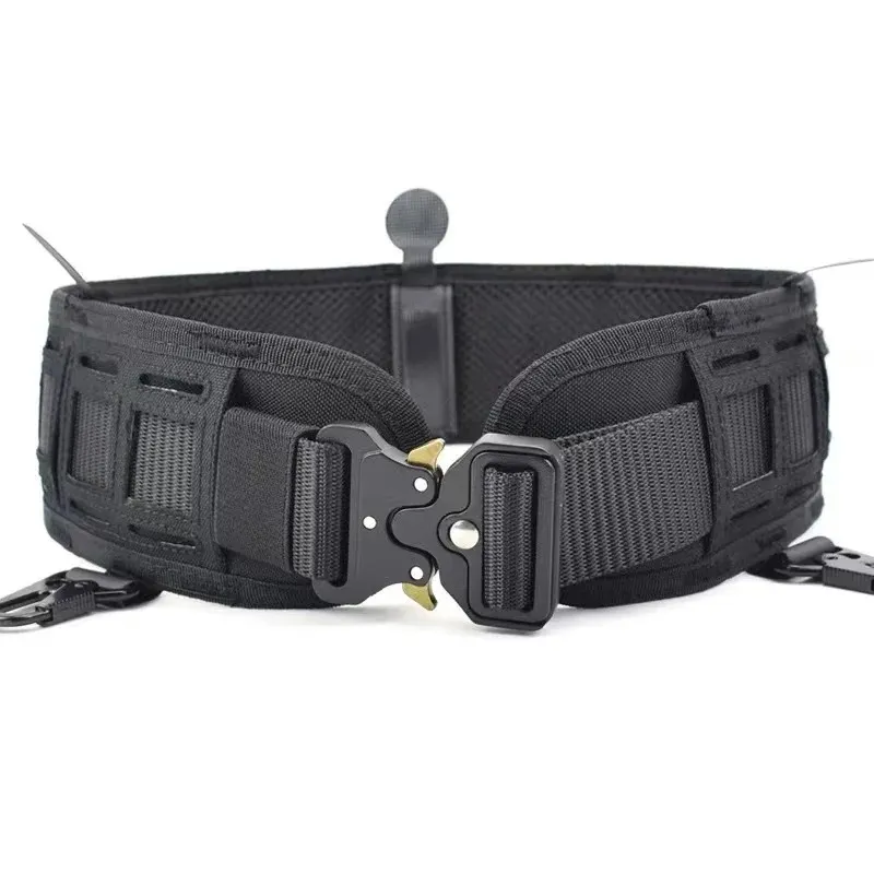 new 2024 Multifunction Outdoor Tactical Battle Belt Hunting Set Belt Military Inner Waist Belt With Phone Tool Bag For CS Shooting