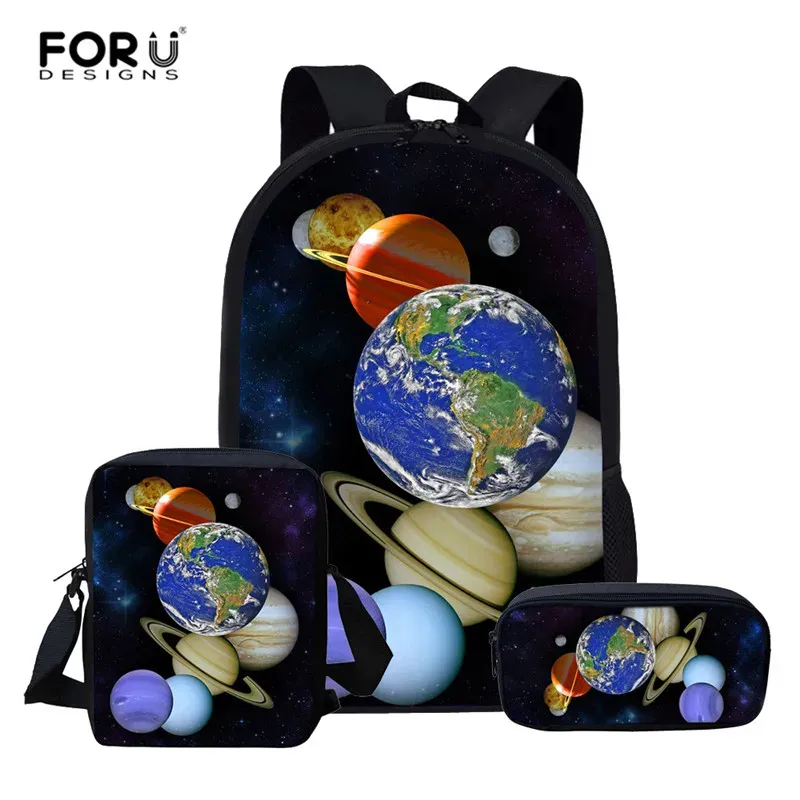 Сумки Forudesigns Galaxy Planet Space Kids School Sacks для девочек детские сумки для малышей детские школьные рюкзак для мальчиков Mochila Escolar