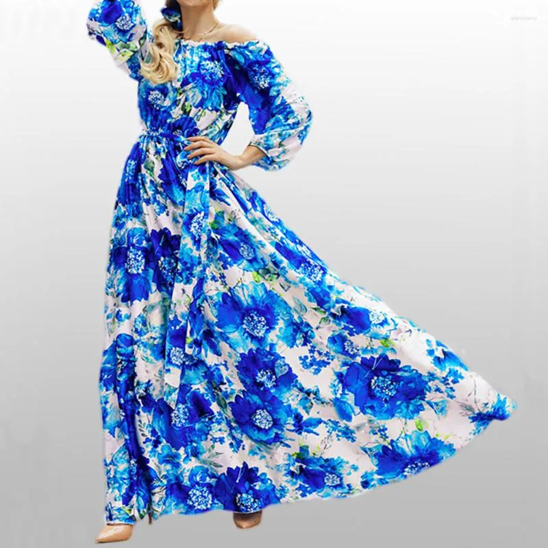 Casual Dresses Fashion Amazon Summer Floral Strapless Open Back Long Dress
