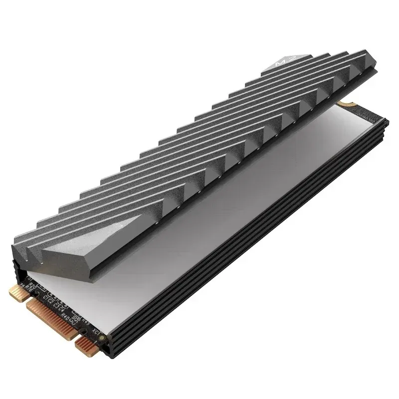 2024 M.2 2280 SSD NVME Гэттерно -растительный раковина M2 2280 Твердый диск с твердым диском алюминиевый нагренок с тепловой настольной ПК настольной ПК.