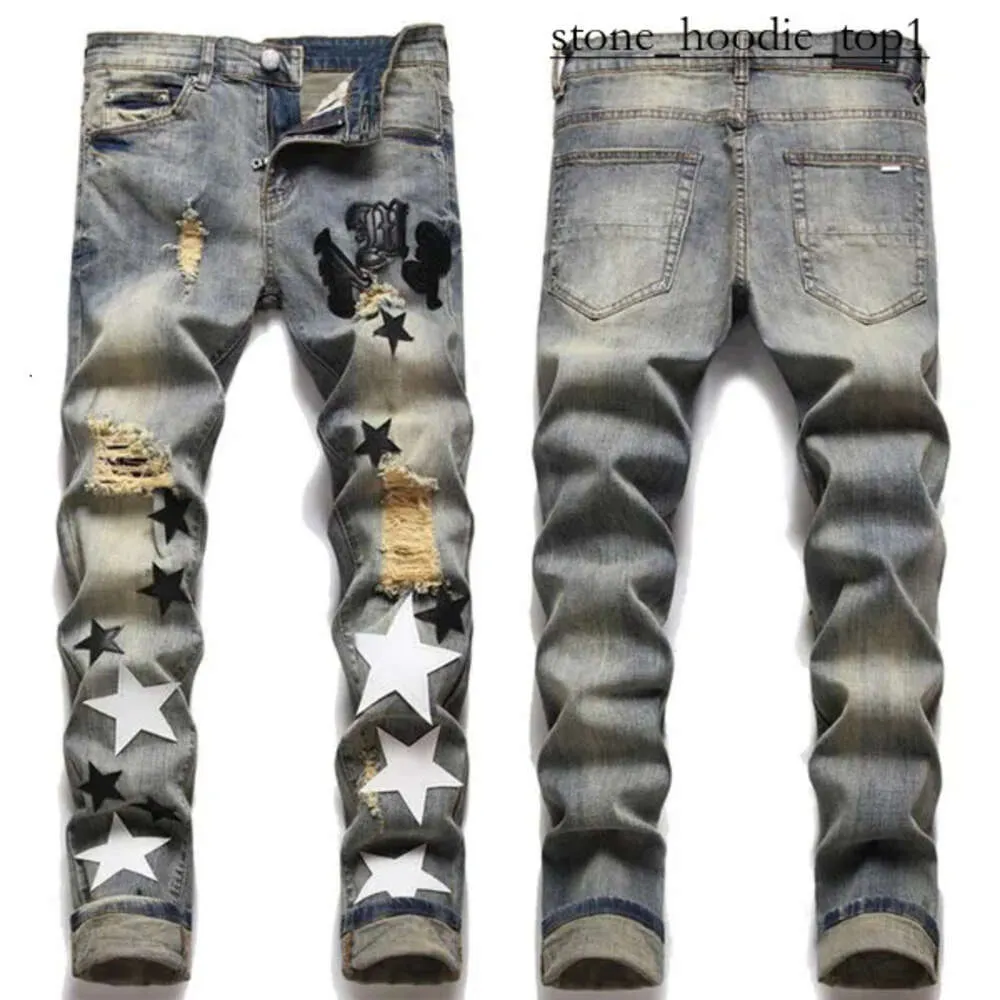 Amirir Jeans高品質の高級デザイナーKsubi Jeans Street Trendy Rock Amirir Jeans Men Motocycle Embroidered Denim Pants Womens Soft Amirir Jeans 22 1119