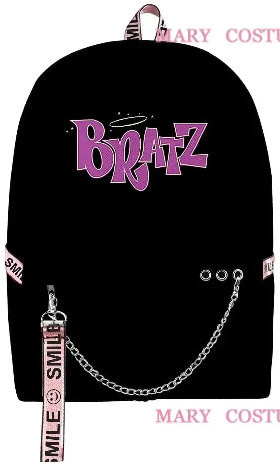 Borse Bratz Rock Angelz Men Backpack Oxford Schero Stuffa di moda stile adolescente ragazza per bambini