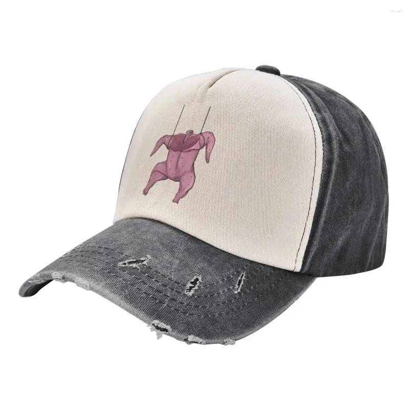 Bollkåpor kyckling på en String Baseball Cap Western Hat Luxury Men's Women's