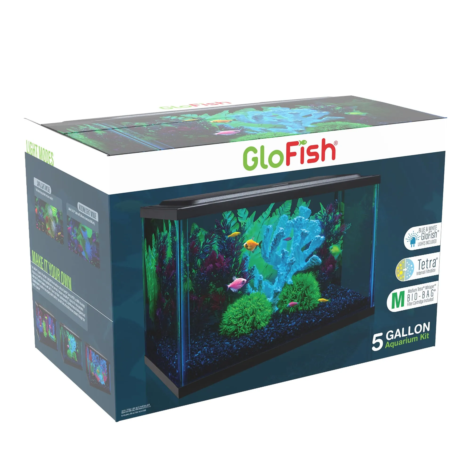 Fish Tank Thermometer GloFish 20 Gallon Aquarium Starter Kit LED