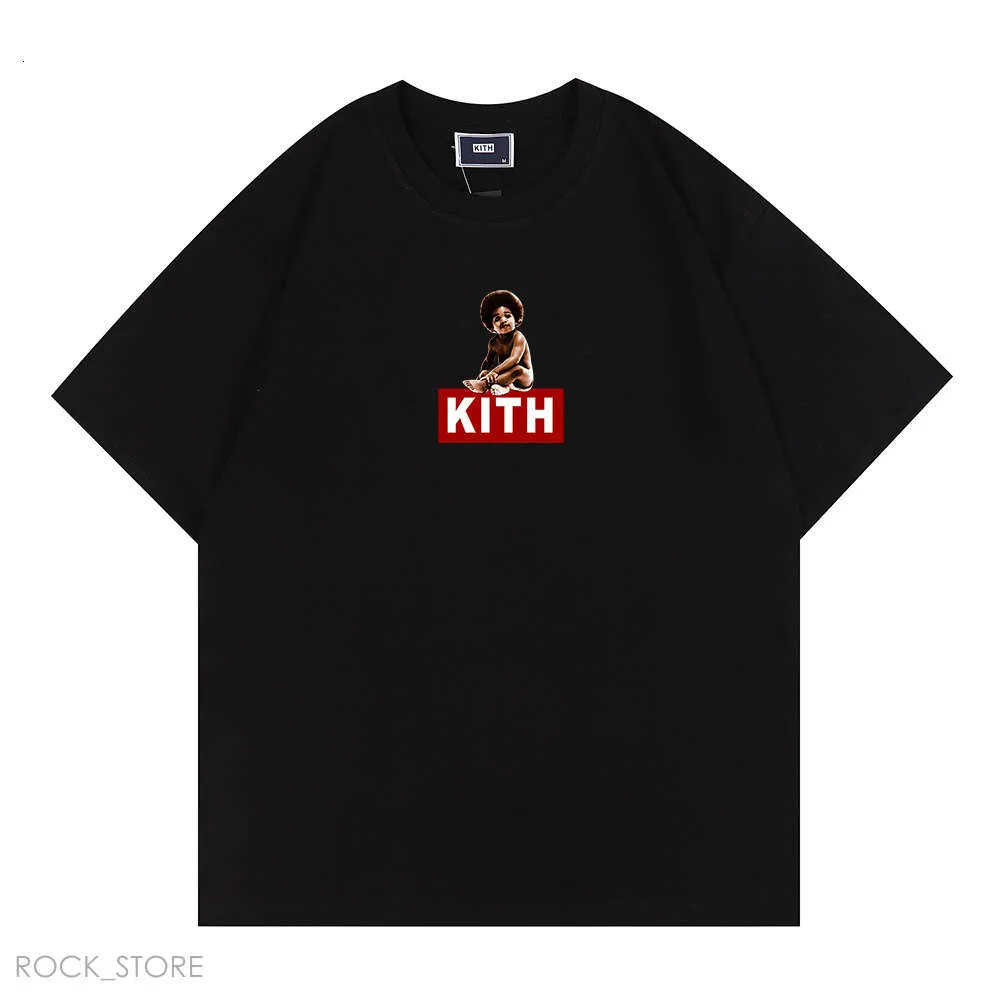 Футболка высокого качества Kith Футболка Новая рубашка Мужская дизайнерская футболка Kith для тренировок Kith Футболка большого размера 100% Хлопковые футболки Винтаж с коротким рукавом 888