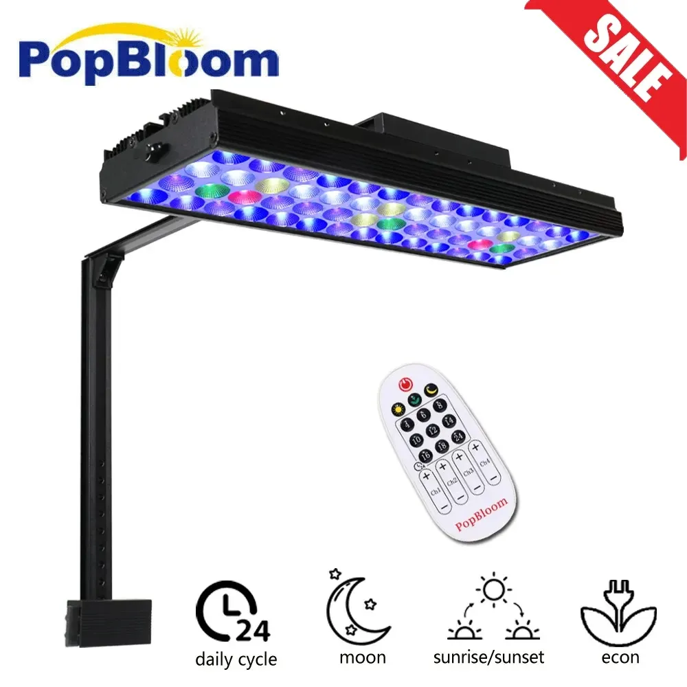 Aquários Tanque de peixes Aquário LED Iluminação LED Lâmpada de peixe tigela Aquário leve luz marinha Luzes de coral lâmpada de alto brilho de alto brilho