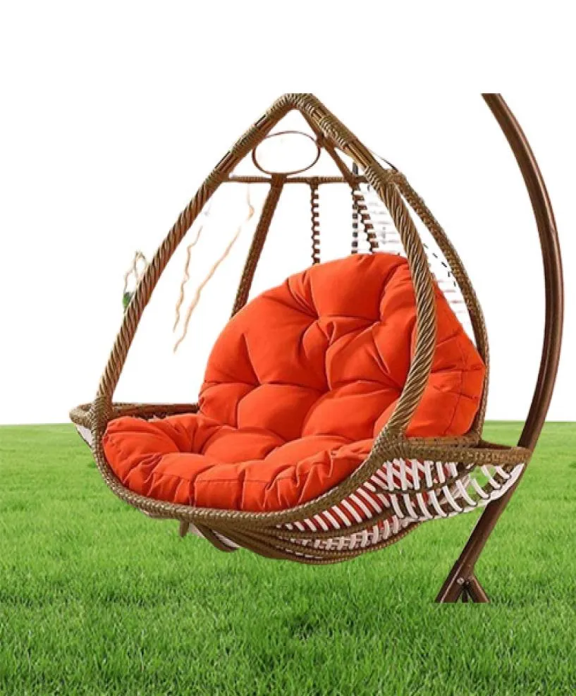 Camp Meubles Chaise d'oeuf Swing Hamac Cushion Panier suspendu Cradire Rocking Garden extérieur Décor de maison intérieure NO7258690