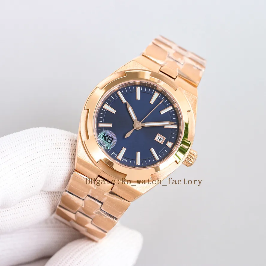 Women Watch 35mm Sapphire Dial platinum Rose gold Strap Cotes de Geneve Fashionable and sporty style