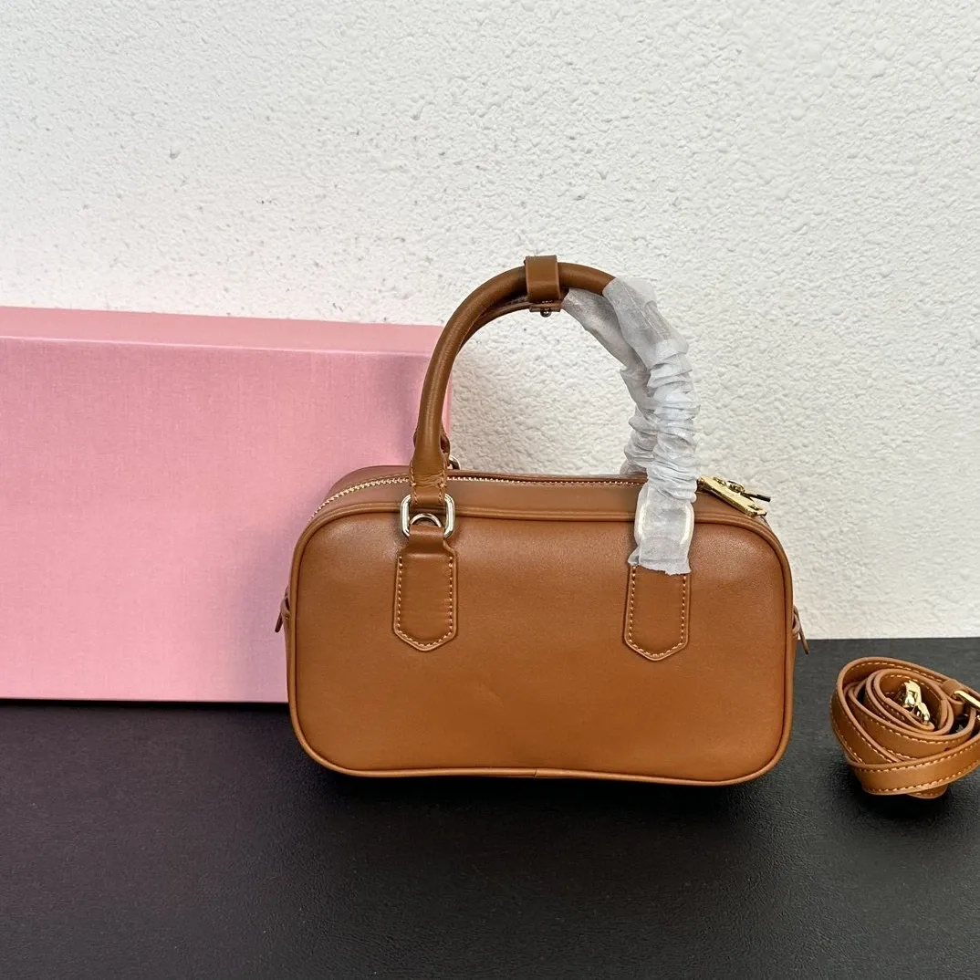 Torby ala rosnące | skóra krowa nowa torba do kręgli vintage Preppy Women Bag luksusowe torby krzyżowe 2023 Nowy projekt