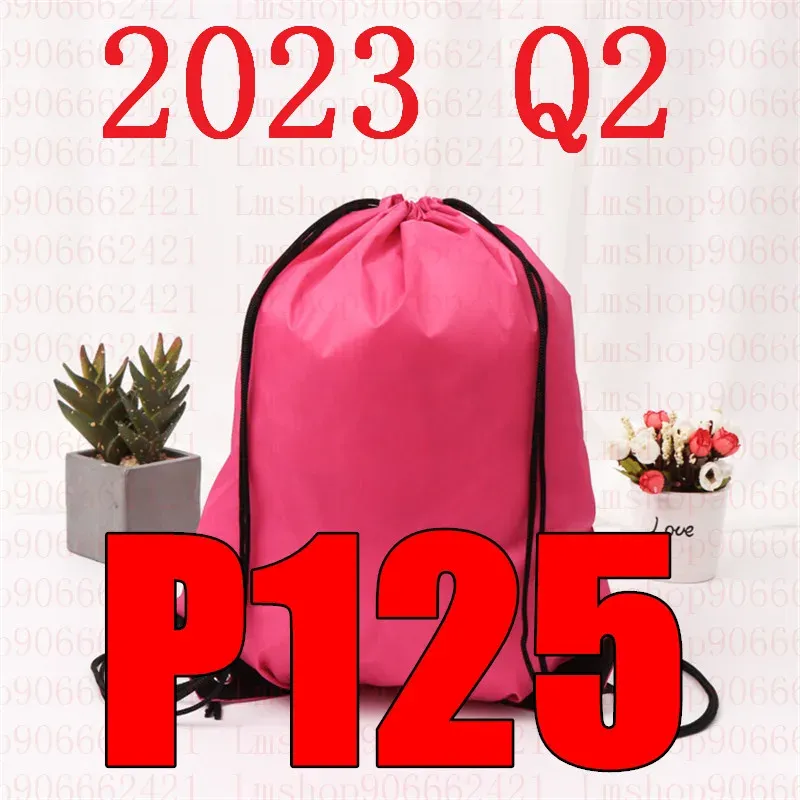 バッグ最新2023 Q2 bp 125ドローストリングバッグBP125ベルト防水バックパックシュー