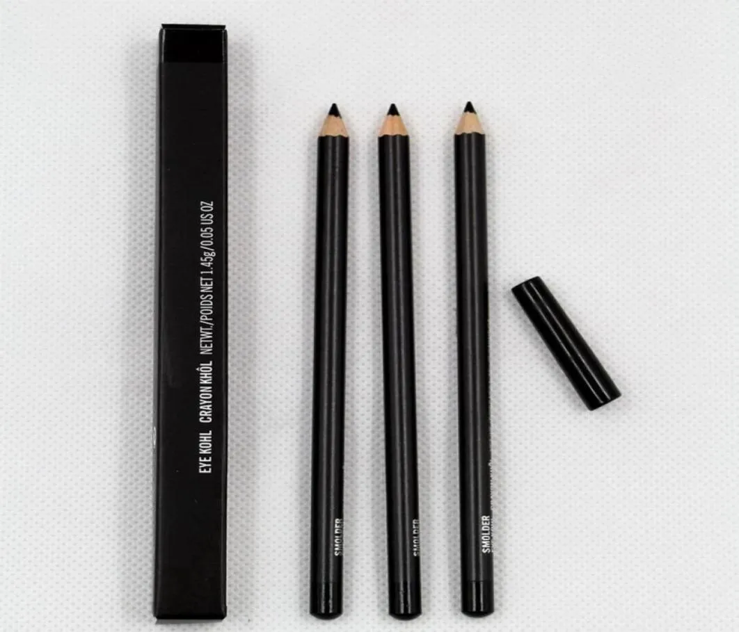 Lápis de lápis de lápis preto Eyeliner Kohl com caixa fácil de vestir longa