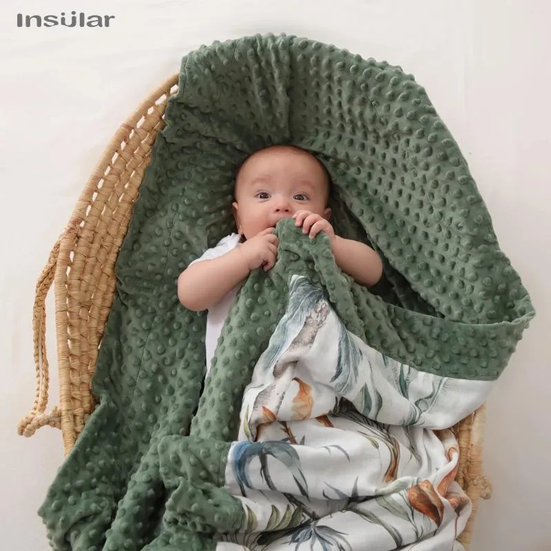 Blankets Baby Bamboo Cotton Gauze Born Bean Swaddle Wrap Thermal Soft Stroller Blanket For Babies The Four Seasons
