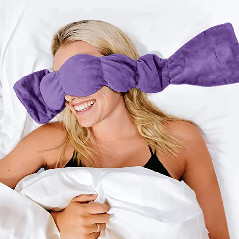 Gravity Gravity Weighted Eye Mask Lavender Lightweight Felt Sleep Mask ...