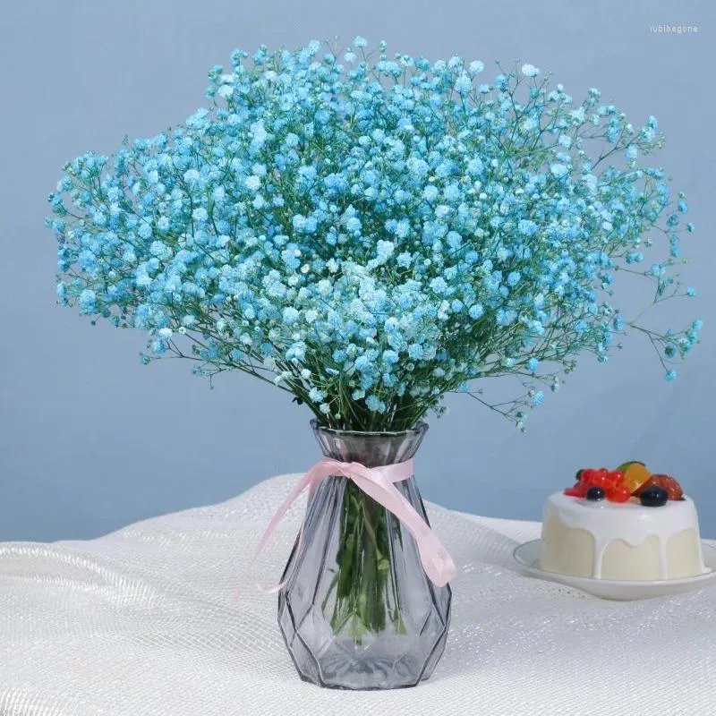 Decorative Flowers Natural Dried Flower Gypsophila Baby Breath Preserve Wedding Party Marry Bouquet Decor DIY Boho Po Props Decoration