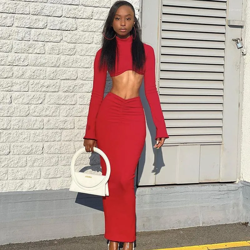 DHgate.com:Womens Casual Long Skirt Set, Fall Fashion Crop DHgate.com:Womens Casual Long Skirt Set, Fall Fashion Crop