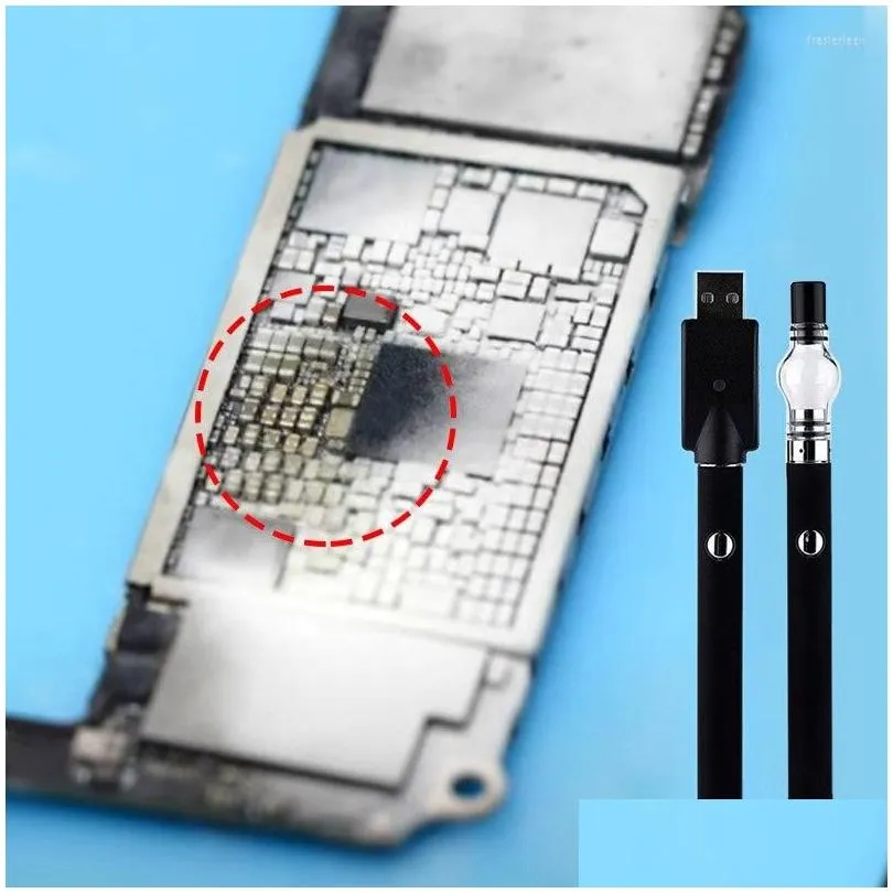 Professionellt handverktyg sätter 1st Rossin Dispenser Atomizing Pen Short Killer Circuit Detection för mobiltelefon Moderkort Underhåll Dhufy