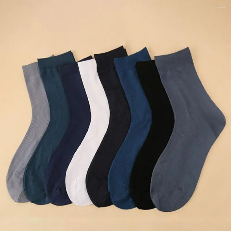 Mulheres meias no meio da pantilha forte embrulhar 10 pares de inverno masculino malhado quente anti-deslizamento respirável tornozelo de tubo médio