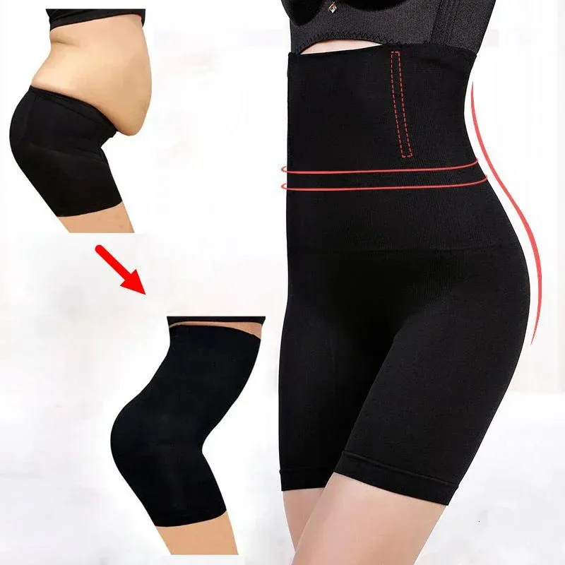 Waist Trainer Butt lifter Slimming Underwear Body Shaper Shapewear Tummy Corset for Weight Loss High 240420