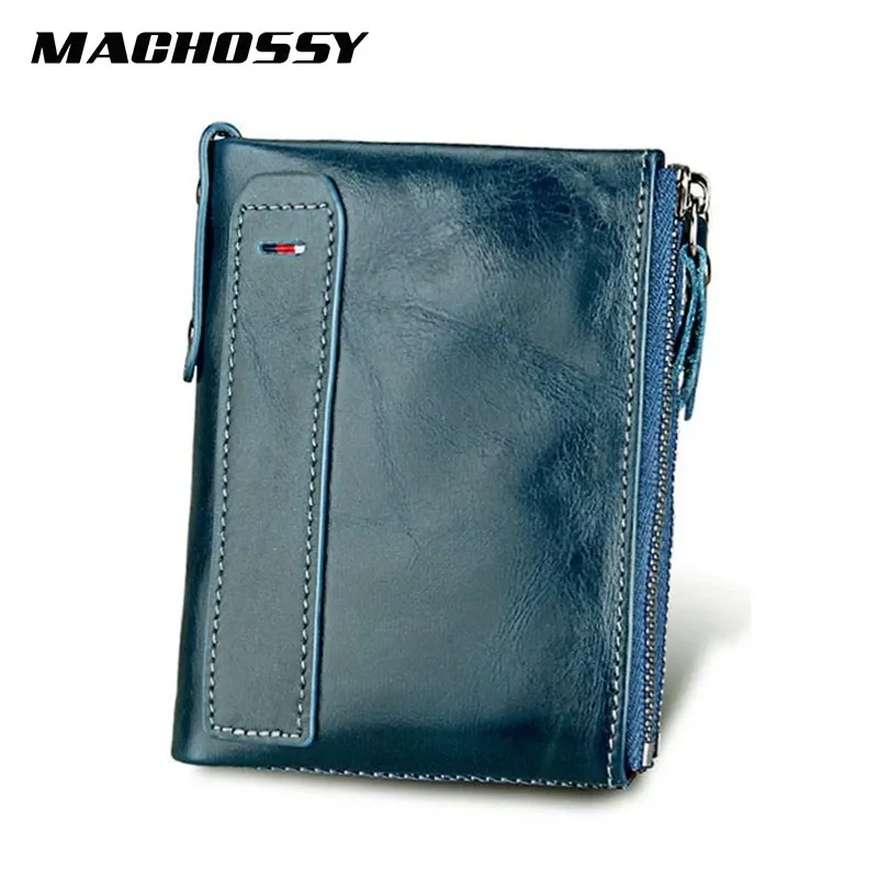 Wallets Hot!!! Genuine Leather Women Wallet Purses Coin Purse Female Small Portomonee Bifold Rfid Wallet Lady Purse For Men Money Bag