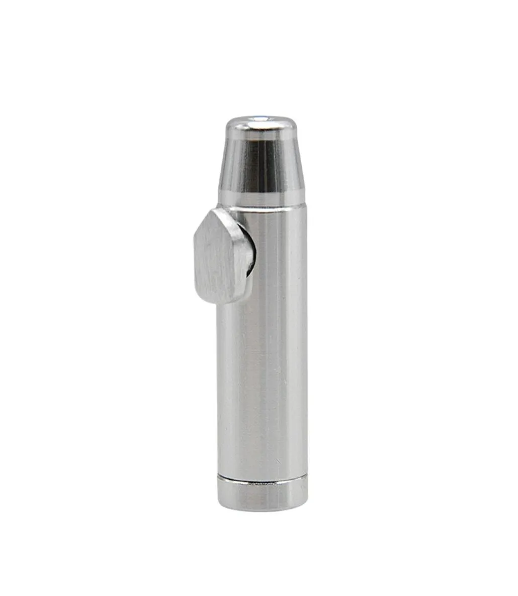 Mais recente mini forma de bala de cachimbo retalhos muitas cores nariz de metal fácil de transportar tubo de tubo de fumantes de alta qualidade de alta qualidade Design exclusivo9559661