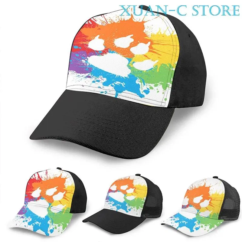 Bollkåpor Pride Light 2024 Basketball Cap Men Kvinnor Fashion överallt tryckt svart unisex vuxen hatt