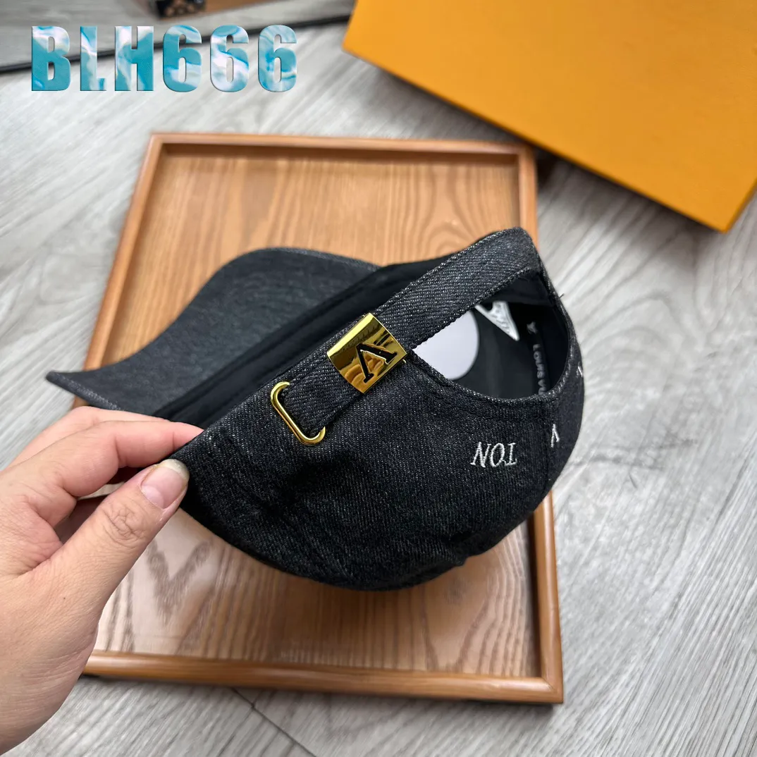 Designer Baseball Hat for Men Woman Dżins Hafter nie odkształca się łatwo