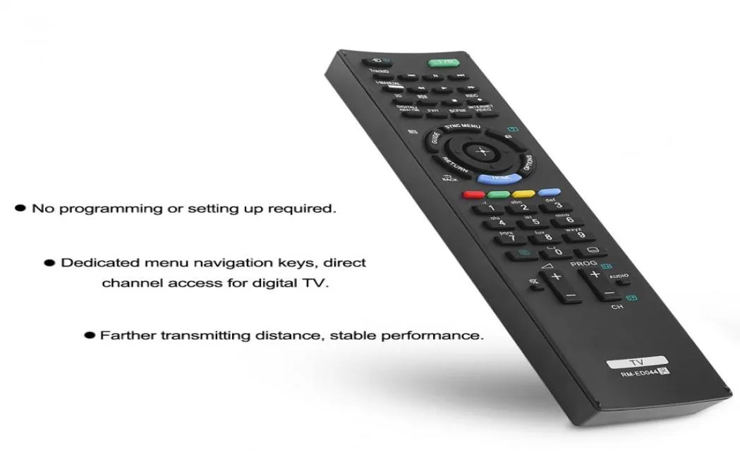 Пульт дистанционного управления Vlife для Sony RMED044 LED ЖК -телевизионного управления удаленной заменой телевизора Smart Remote Control4492271