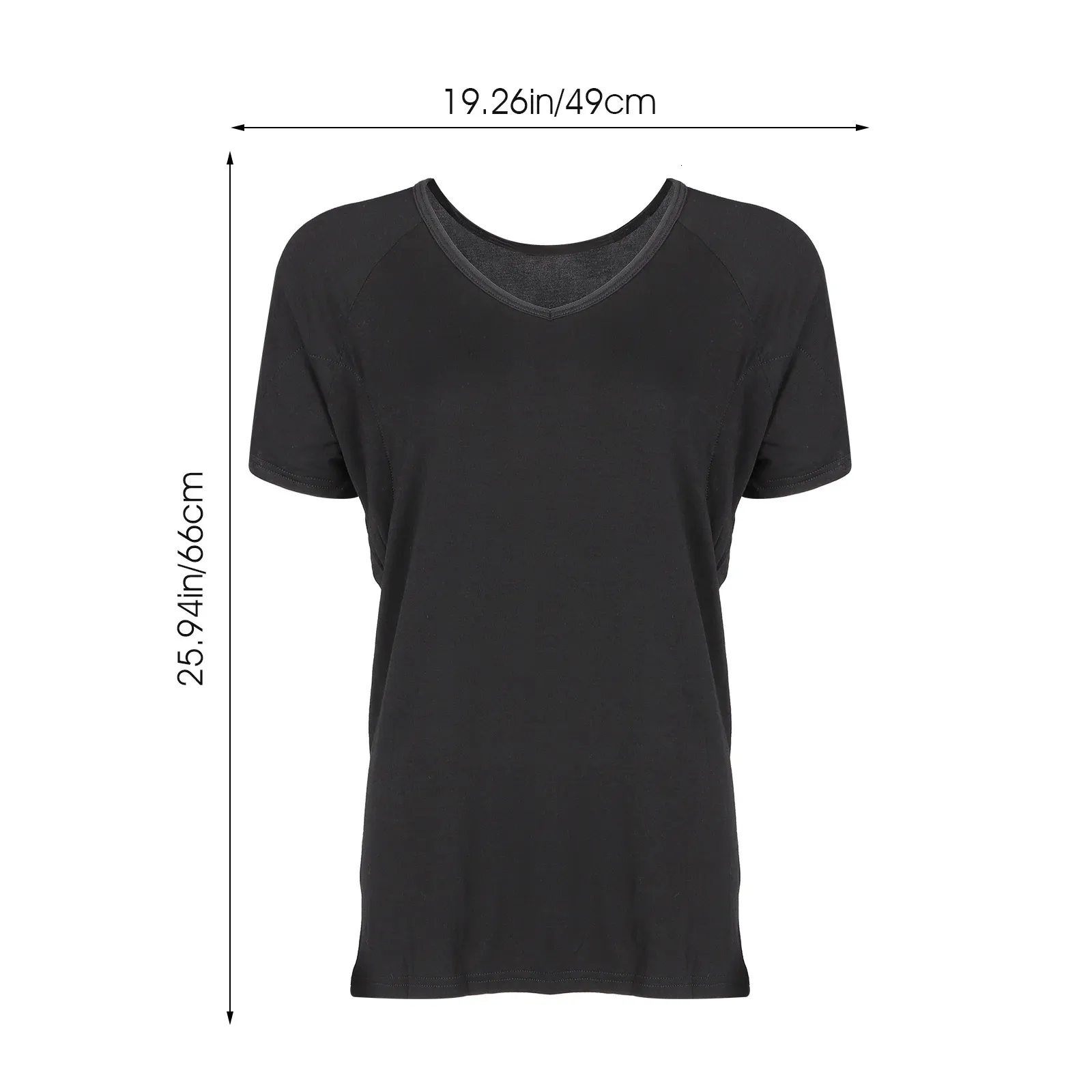 Dowód T-shirt w pocie podwórz mężczyźni Under Undershirts Oddychający do podkładki bawełniany lniany z krótkim rękawem męskie męskie 240412